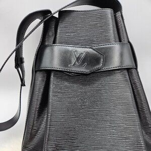 Louis Vuitton  Black Epi Leather Sac